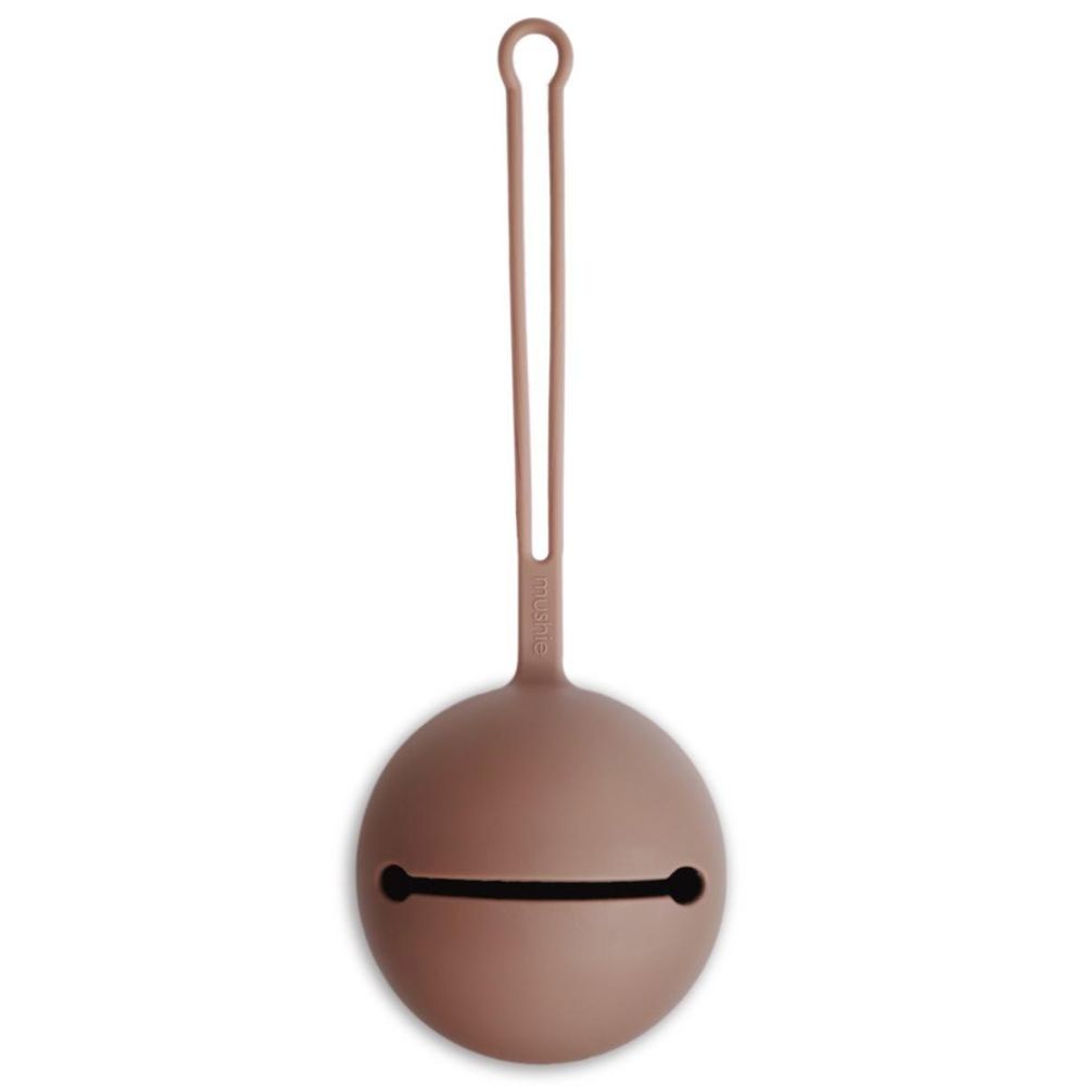 Mushie Silikonska kutija za dudu 2255047, Cloudy Mauve slika 1