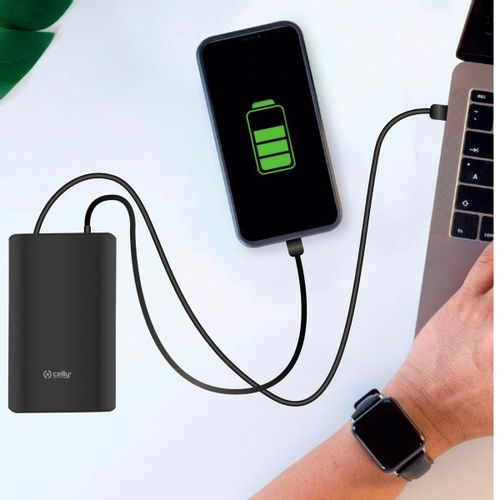 CELLY Powerbank od 45W u CRNOJ boji slika 3