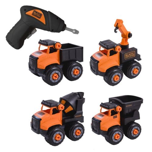 SET OD 4 VOZILA ZA RASTAVLJANJE+BATERIJSKI ODVIJAČ Black&Decker STT014-S4-BD slika 2