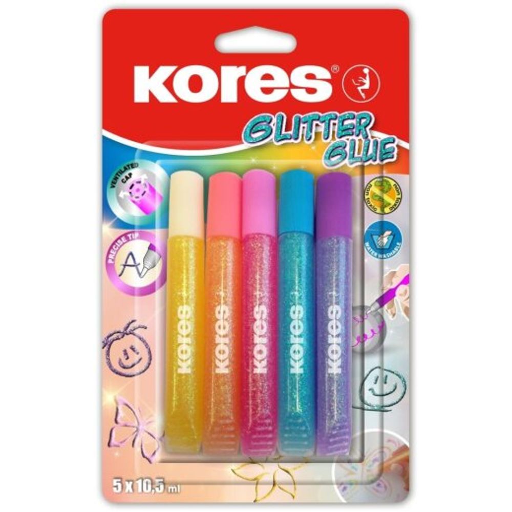 Kores Ljepilo GLITTER 5/1 PASTEL slika 1