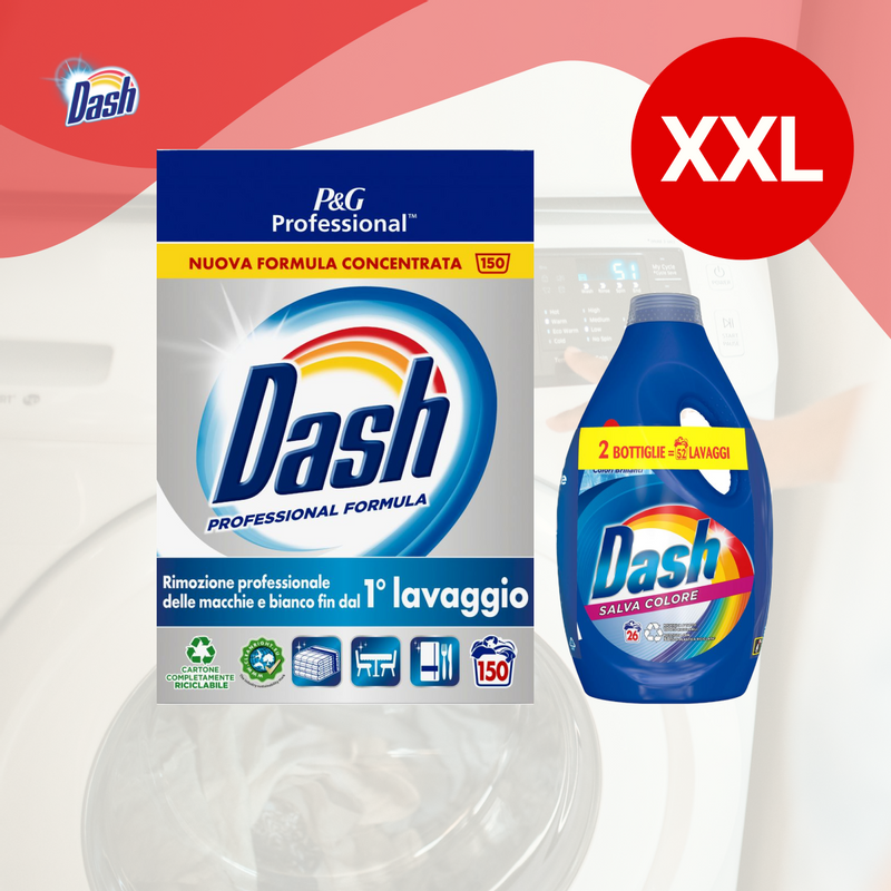 Dash prašak Regular 150 pranja, XXL / 9kg P&G Professional —
