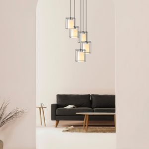 Swank - 702-5S2 Black Chandelier