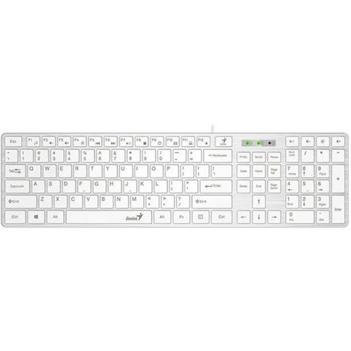 GENIUS SlimStar 126 USB YU bela tastatura slika 1