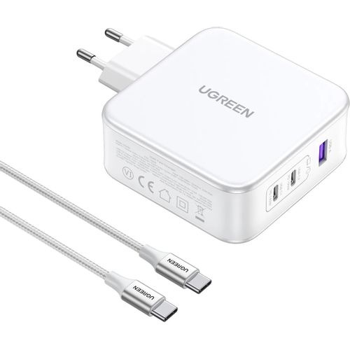 UGREEN Nexode punjač s 3 USB-C porta 140W i PD 3.1 GaN tehnologijom slika 2