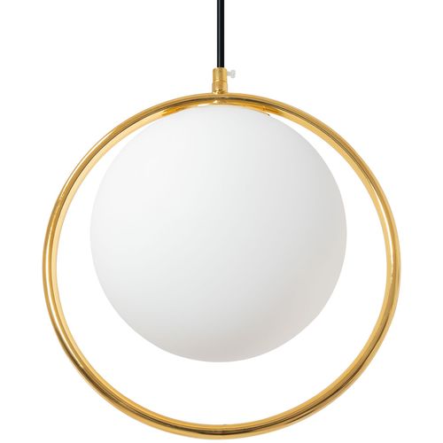 TOOLIGHT Stropna viseća svjetiljka Staklena kugla bijelo zlato APP430-1CP slika 9