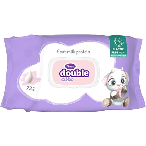 Violeta Baby vlažne maramice 72/1 Soft Care s proteinima kozjeg mlijeka slika 1