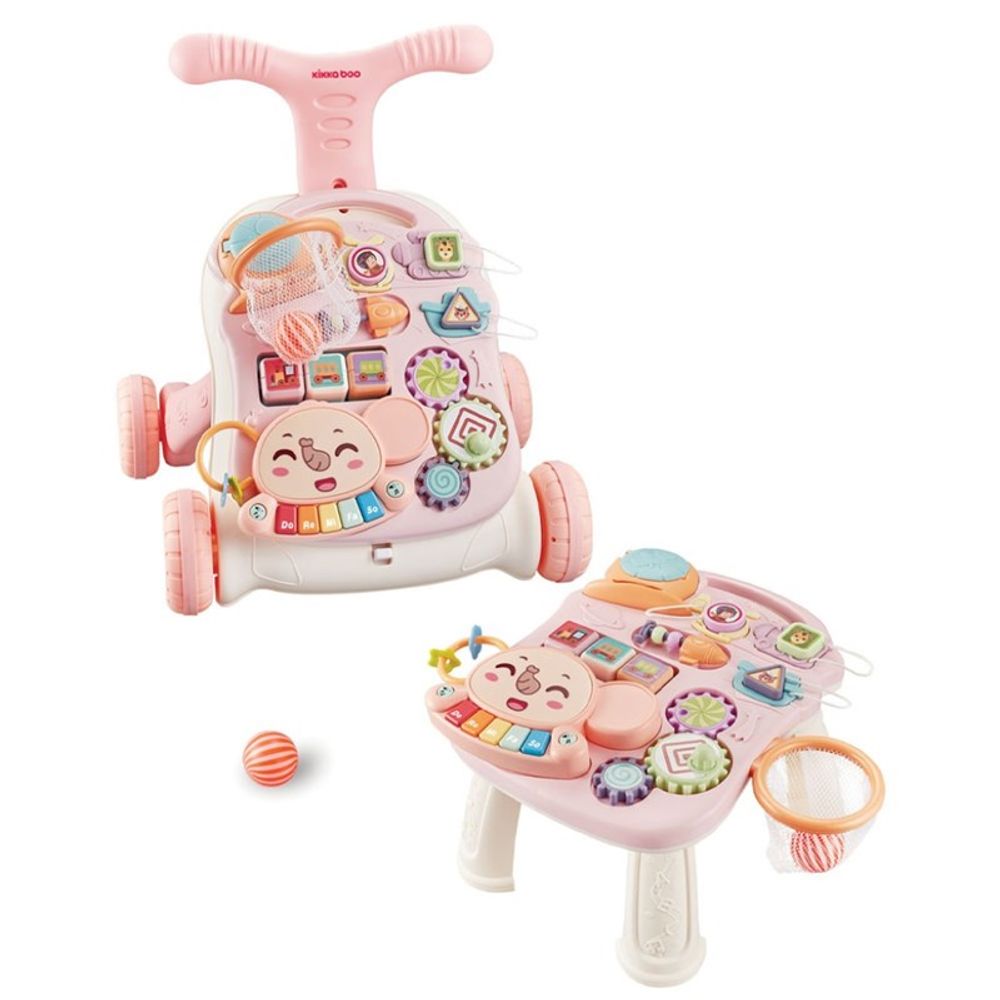 Kikka Boo Guralica Play & Grow 2U1, Pink slika 1