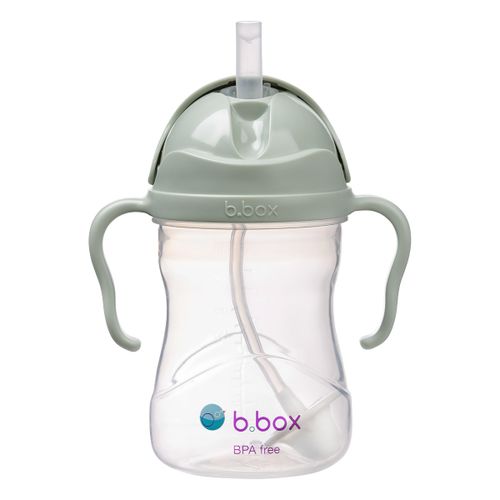 b.box Sippy cup bočica sa slamkom - sage slika 2