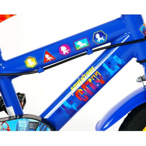 Dječji bicikl Paw Patrol 12" s dvije ručne kočnice plavo/narančasti slika 7