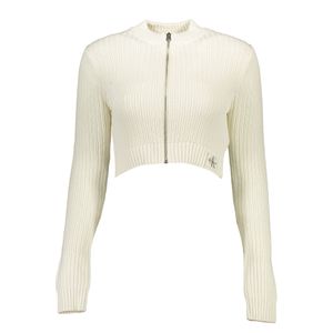 CALVIN KLEIN WOMEN'S CARDIGAN WHITE