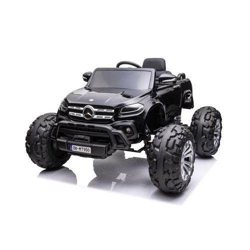 Licencirani auto na akumulator  Mercedes DK-MT950 4x4 - crni/lakirani slika 3