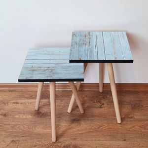 Nesting stolovi 2Shp119 - (2 komada) - boje: plava
