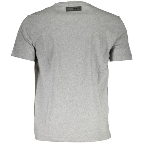 PLEIN SPORT MEN'S SHORT SLEEVE T-SHIRT GRAY slika 2