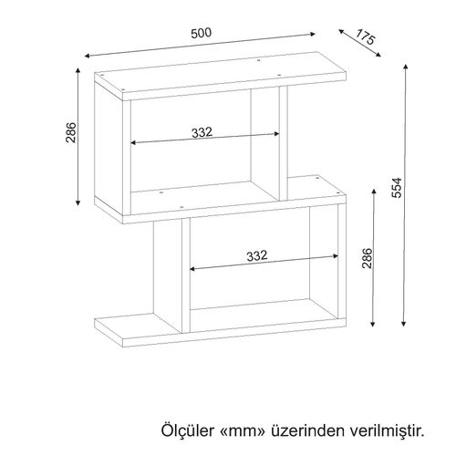 Hanah Home Karinus - Beli bočni stočić slika 3