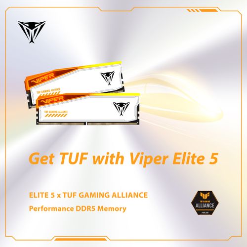 Patriot Viper Elite 5 RGB TUF Kit 32GB (2x16GB) DDR5-6000 DIMM PC5-48000 CL36, 1.35V slika 4