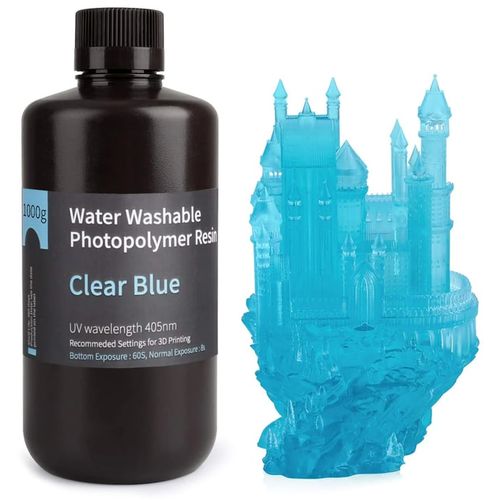 Water Washable Resin 1kg Clear Blue slika 1