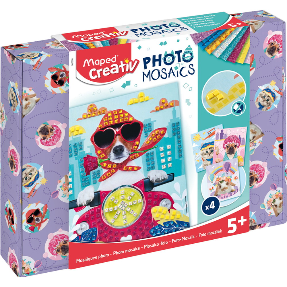 Maped Creativ Kreativni set Foto mozaik Cute animals  slika 3