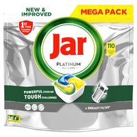 Jar tablete za pranje posuđa All-in-one Platinum Lemon MEGA PACK 110 kapsula xxl