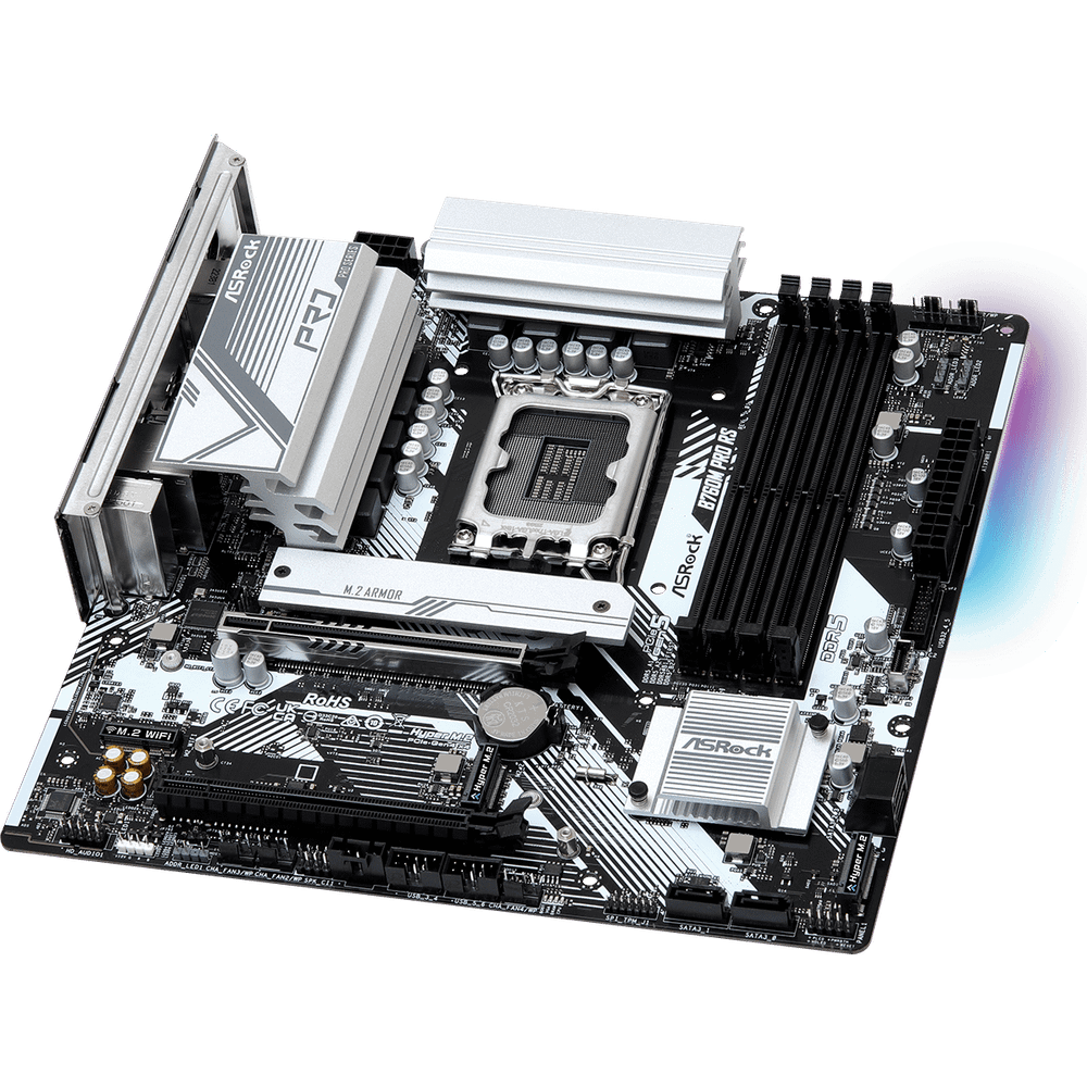 ASROCK MB B760M PRO RSIntel B760, LGA1700, 4xDDR53xM.2, 4xSATA, RAID, HDMI, DP, mATX slika 3