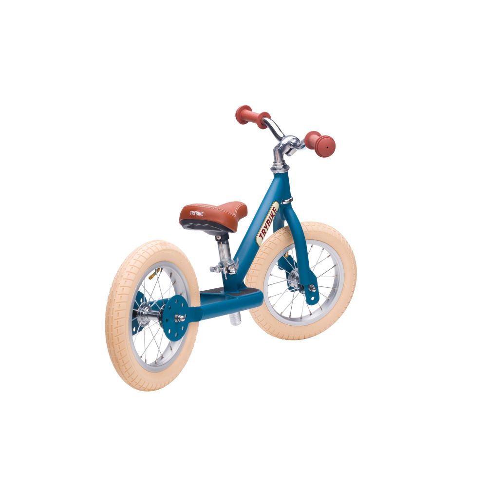 TRYBIKE Balans bicikl 2u1 Steel, Vintage Blue Matt slika 5