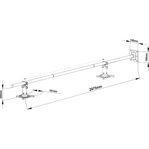 SBOX stalak za projektor PM-300-3.0 slika 8