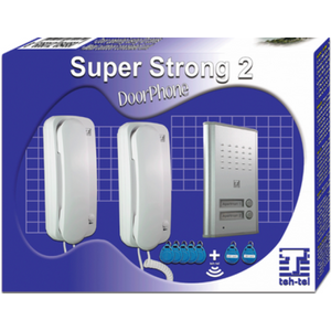 Teh-tel Audio interfon za 2 korisnika sa ID čitačem SUPER STRONG 2