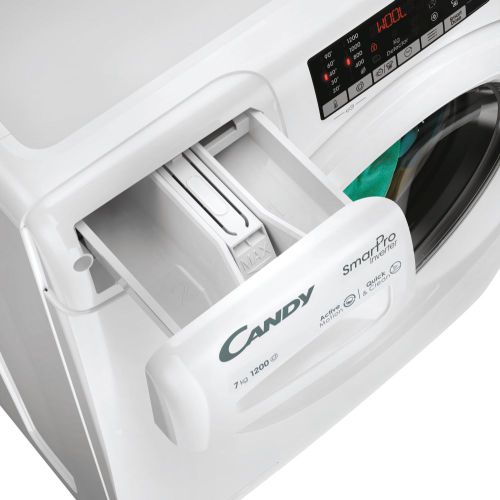 Candy CO4274TWM6/1-S Veš mašina, 7 kg, 1200 rpm, Inverter, Dubina 44 cm, WiFi slika 9