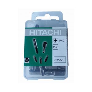 Hikoki set bitova 752258 1/4” (Ph 3; 25/1)