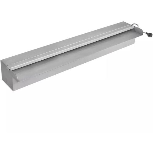 Pravokutna fontana za bazen s LED svjetlom nehrđajući čelik 60 cm slika 33