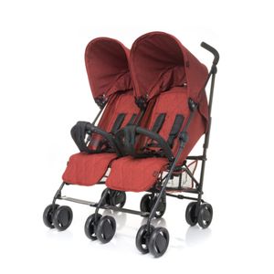 4Baby kolica za blizance Twins - Red