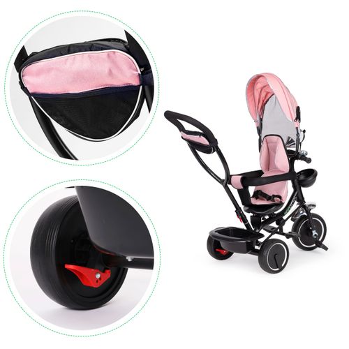 Ecotoys tricikl 360° - pink slika 5