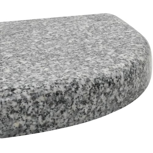 Stalak za suncobran od granita 10 kg zaobljeni sivi slika 24