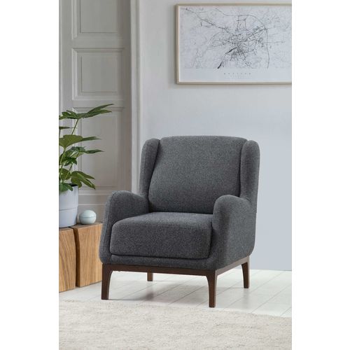 London - Dark Grey Dark Grey Wing Chair slika 1