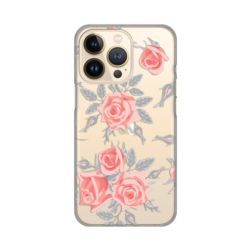 Torbica Silikonska Print Skin za iPhone 13 Pro 6.1 Elegant Roses slika 1