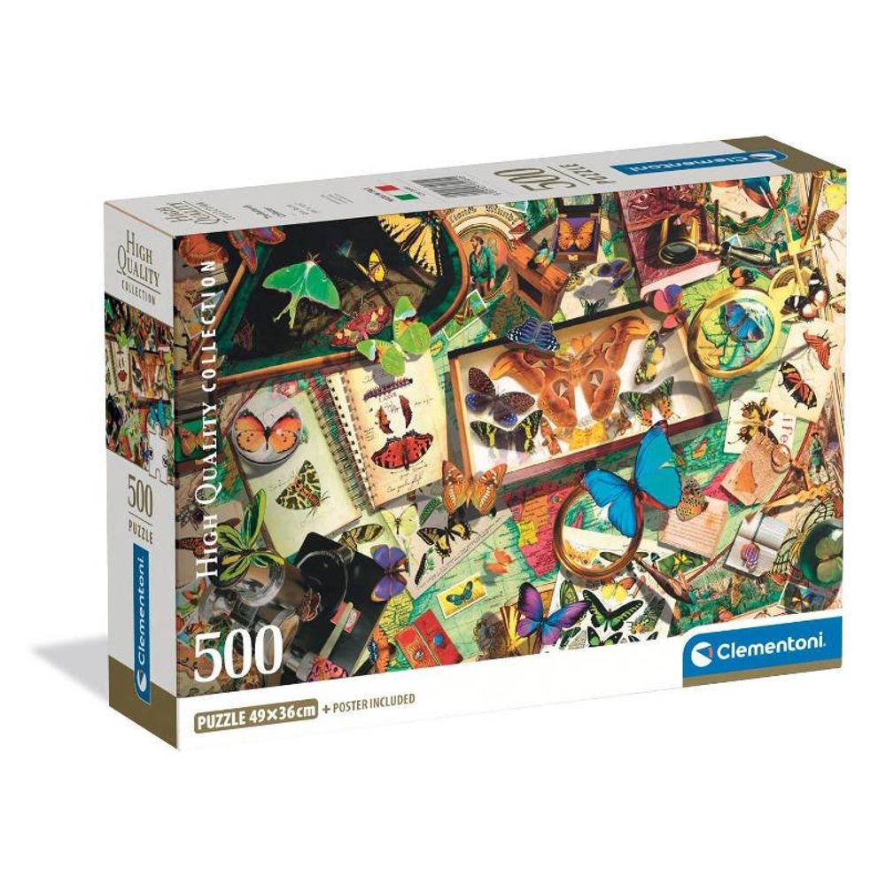 Clementoni CL35581 Puzzle 500 KOLEKTOR LEPTIRA, 500kom slika 1