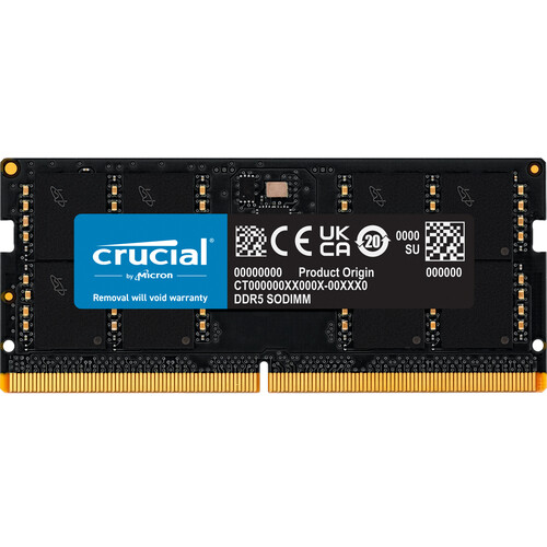 Crucial 32GB DDR5-5600 SODIMM CL46 (16Gbit) slika 1
