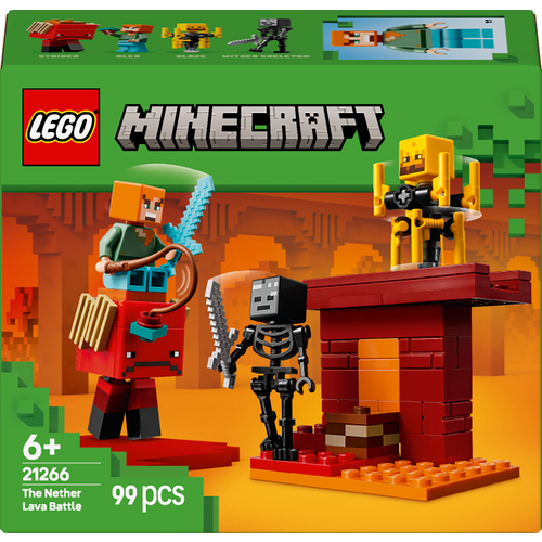 LEGO® MINECRAFT® 21266 Bitka uz lavu Nethera slika 4