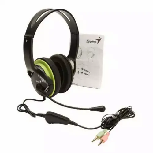 Slušalice sa mikrofonom Genius HS-400A, zelene slika 1