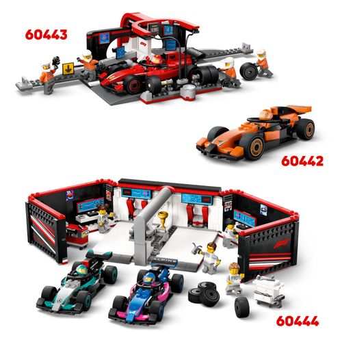 LEGO® CITY 60444 Garaža za F1® s autima Mercedes-AMG i Alpine slika 3