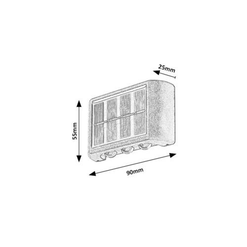 Kangton spoljna solarna lampa slika 3