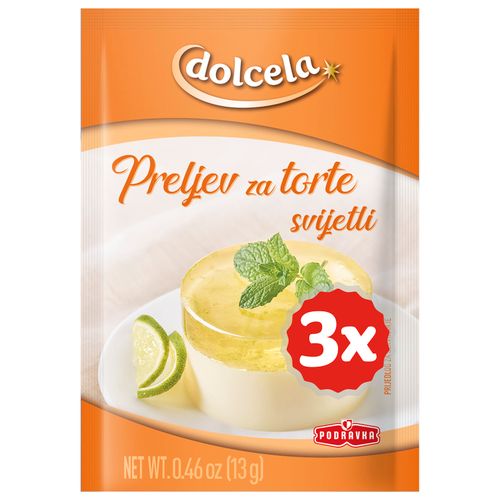 Dolcela preljev za torte 13 g 3 pack slika 1