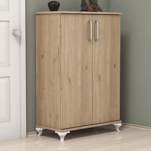 Asta - Walnut Walnut Shoe Cabinet slika 1