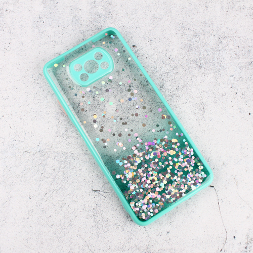 Maska Frame Glitter za Xiaomi Poco X3/X3 NFC mint slika 1