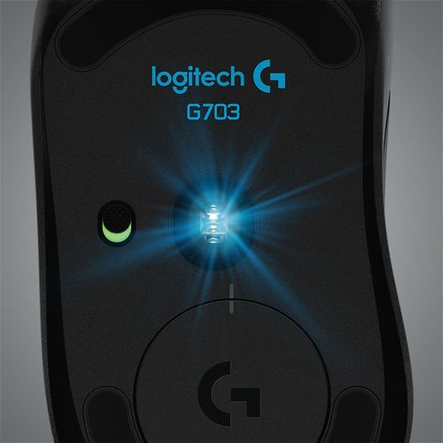 Logitech G703 Lightspeed Wireless (910-005641) bežični gejmerski optički miš 12000dpi crni slika 5