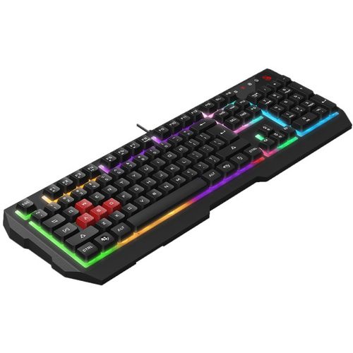 A4-B135N A4Tech Bloody Gejmerska svetleca tastatura(NEON LED), black, USB, US layout slika 7