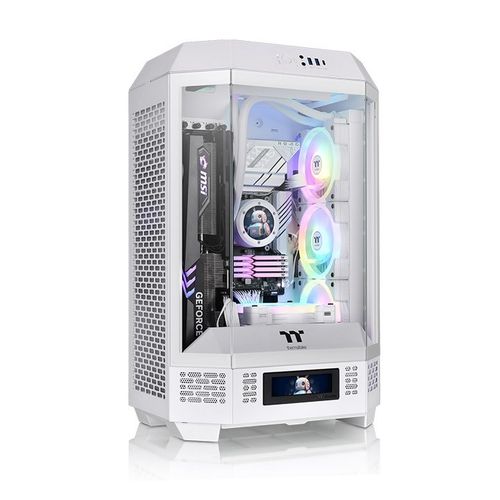 Kucista Thermaltake The Tower 300 White/Win/SPCC/Tempered/ CA-1Y4-00S6WN-00 slika 1