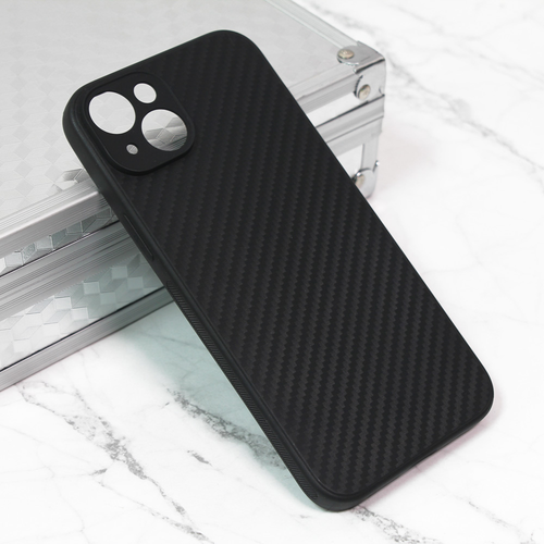 Maska Carbon fiber za iPhone 15 Plus 6.7 crna slika 1