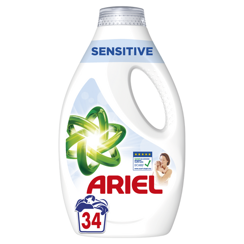 Ariel tekući deterdžent za pranje rublja Sensitive 34 pranja/1,7l slika 1