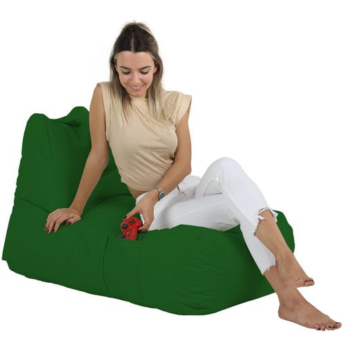 Atelier Del Sofa Vreća za sjedenje, Trendy Comfort Bed Pouf - Green slika 6
