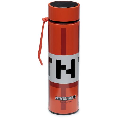 Minecraft thermos stainless steel bottle thermometer 450ml slika 3